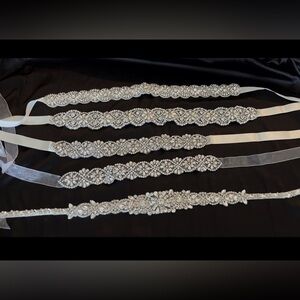 Elegant Beaded Bridal Sashes